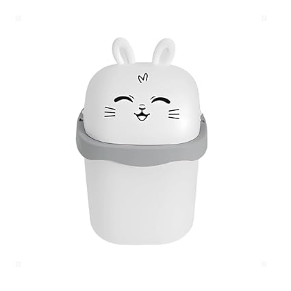 Cute Animal Desktop Bin – 1.5L Mini Waste Bin for Kids