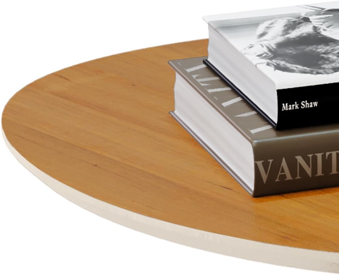 Set of 2 Organic Side Tables – Single-Leg Design
