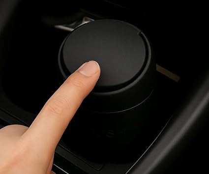 Compact Car Cup Holder Bin